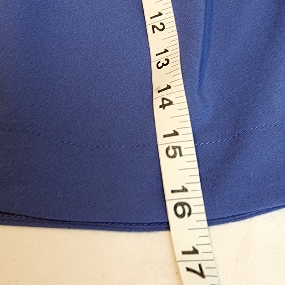 Lole Edda Blue Active Ware Font Tie Round Hem Skirt NWT Size M - Picture 5 of 6